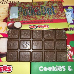 Polkadot Whoppers chocolate, polkadot shroom chocolate, polkadot chocolate nyc, polkadot chocolate box, polkadot chocolates, buy polkadot